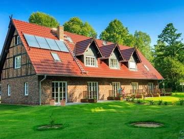 Ferienwohnung für 3 Personen, mit Garten und Terrasse, kinderfreundlich in Burg (Spreewald)