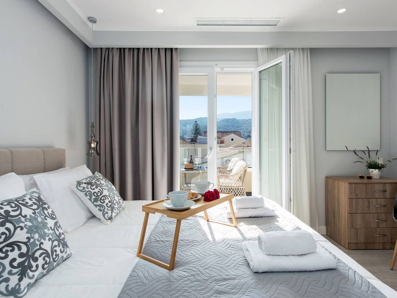 Ganze Wohnung, Elegantes Apartment mit zwei Schlafzimmern in Kassiopi in Kassiopi, Korfu