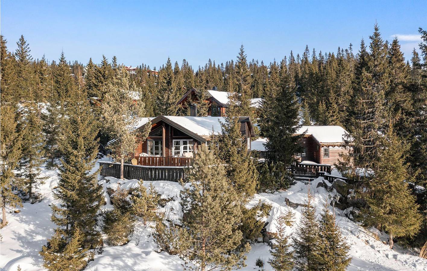 Ferienhaus für 9 Personen mit Terrasse in Hafjell, Øyer