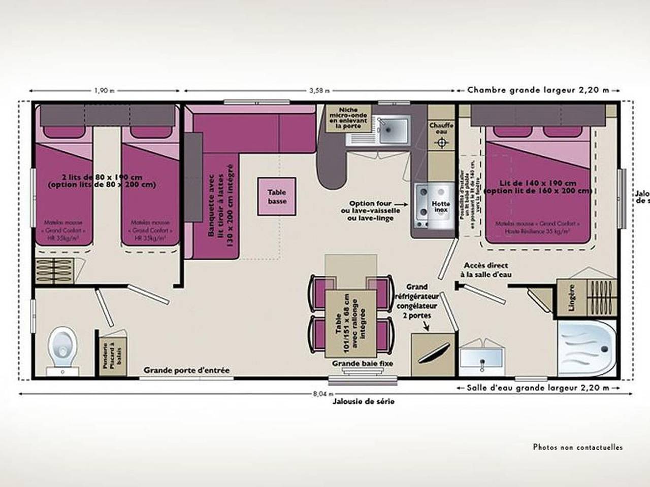 Mobil-home avec terrasse - 4 pers. in Dolus-d'Oléron, Côte de Beauté
