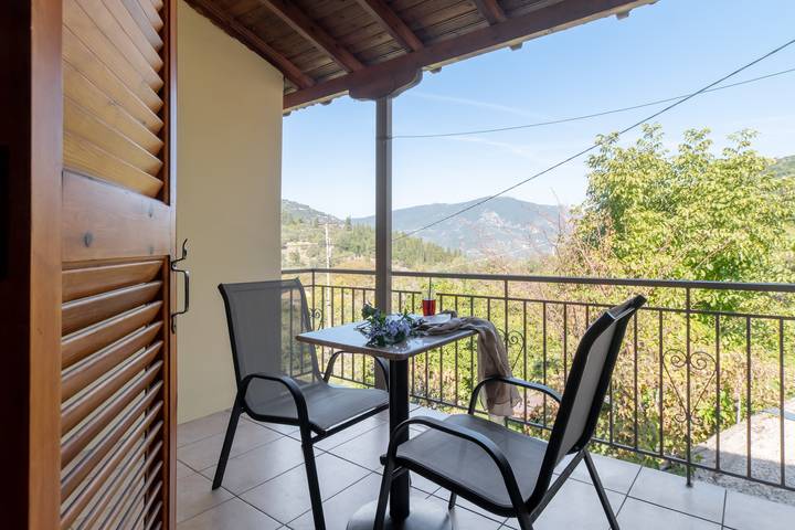 Entire studio, Pet-Friendly Studio "Krinos 4" with Mountain View, Garden & Wi-Fi in Greece