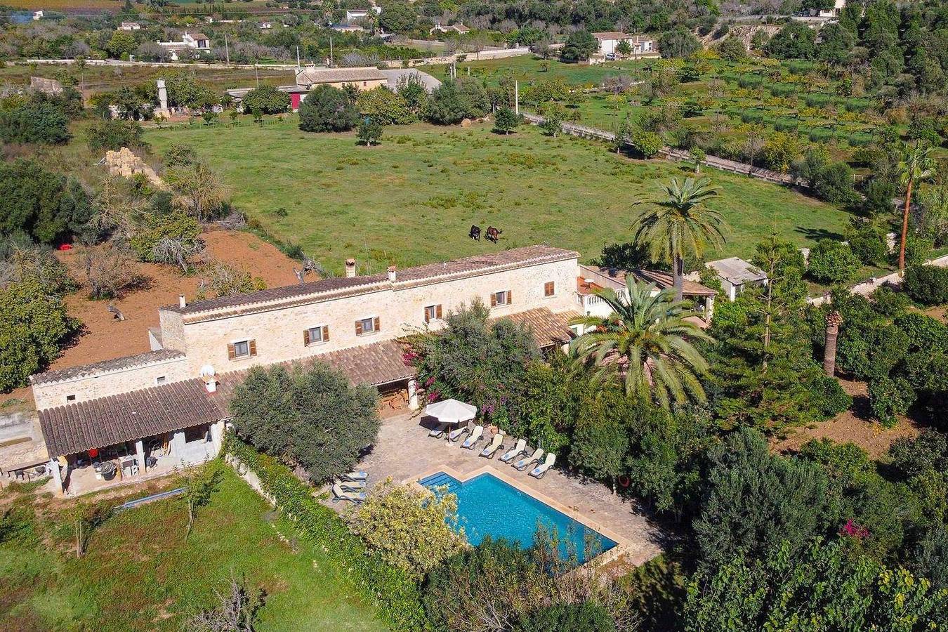 Charmantes Ferienhaus in Búger mit Privatem Pool in Búger, Mallorca Inselmitte