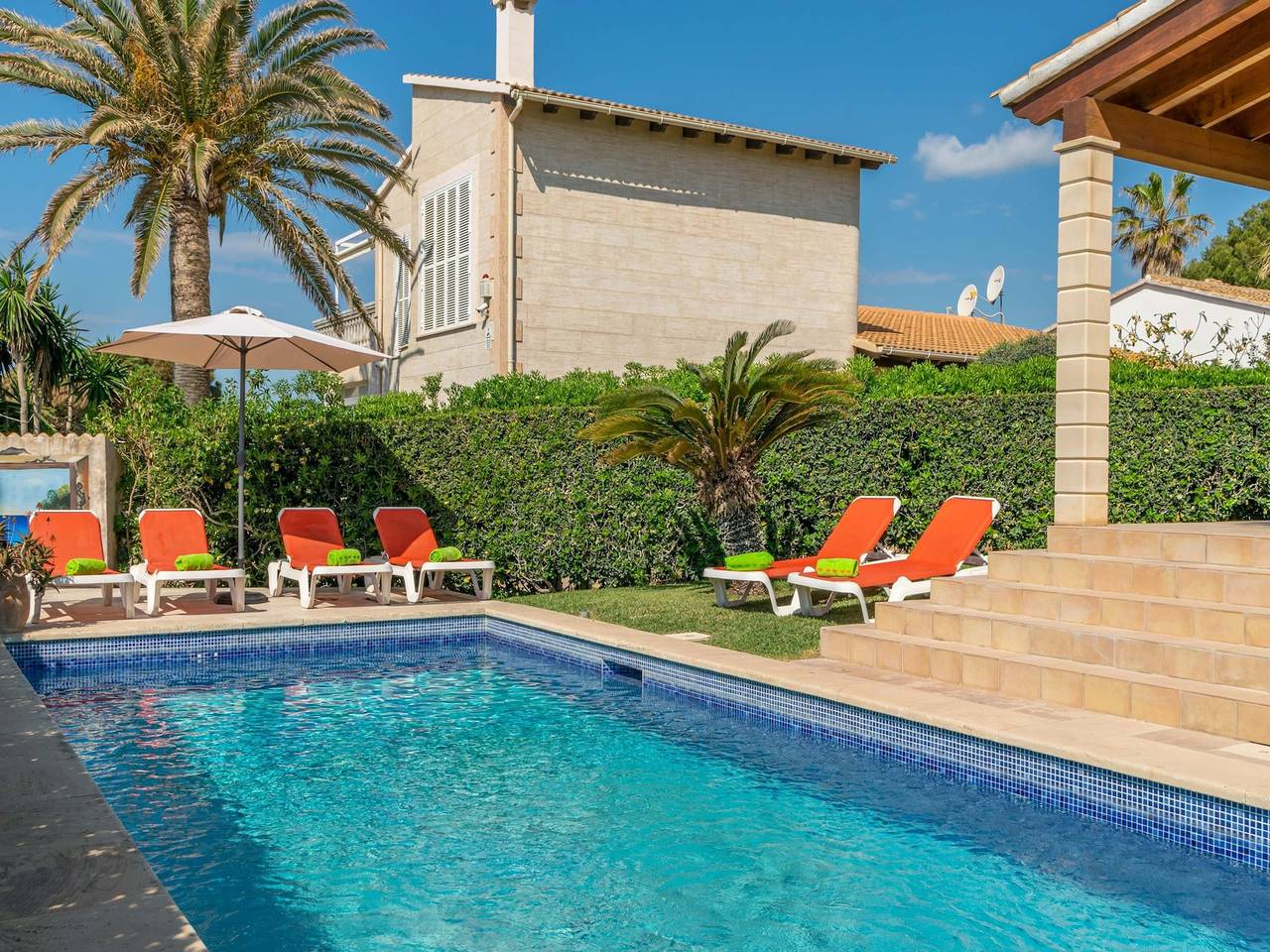 Villa Pastor - Villa With Private Pool. Free Wifi in Cala Anguila, Manacor