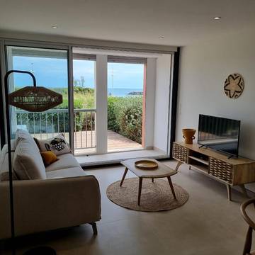 Gîte pour 2 personnes, avec terrasse et vue dans Plage du Môle
