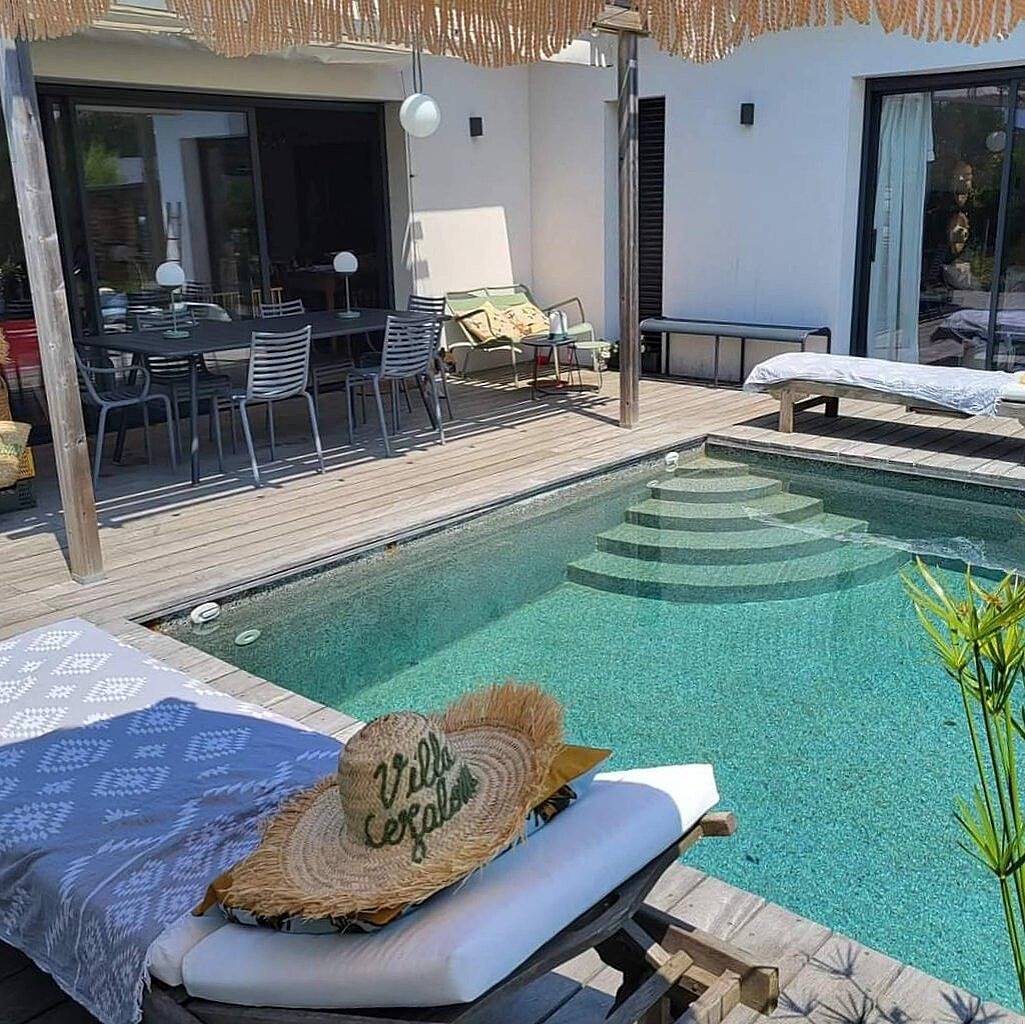 Loue villa Cezaloma, piscine chauffée, 6 couchages in Capbreton, Région de Dax