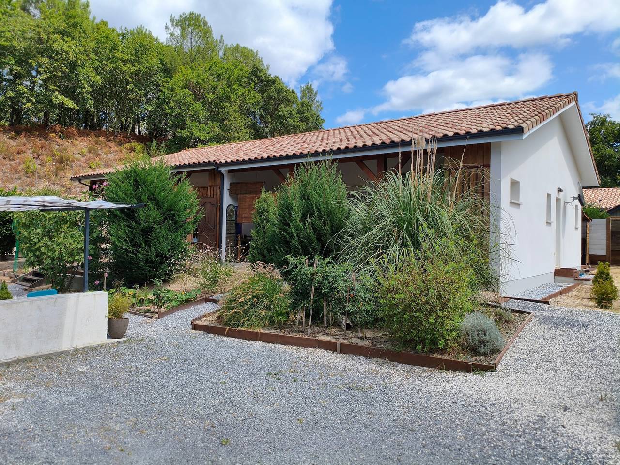 Maison neuve près de la plage, au calme, terrasse, 3 pers., navette & parking gratuits in Vielle-Saint-Girons, Côte d’Argent