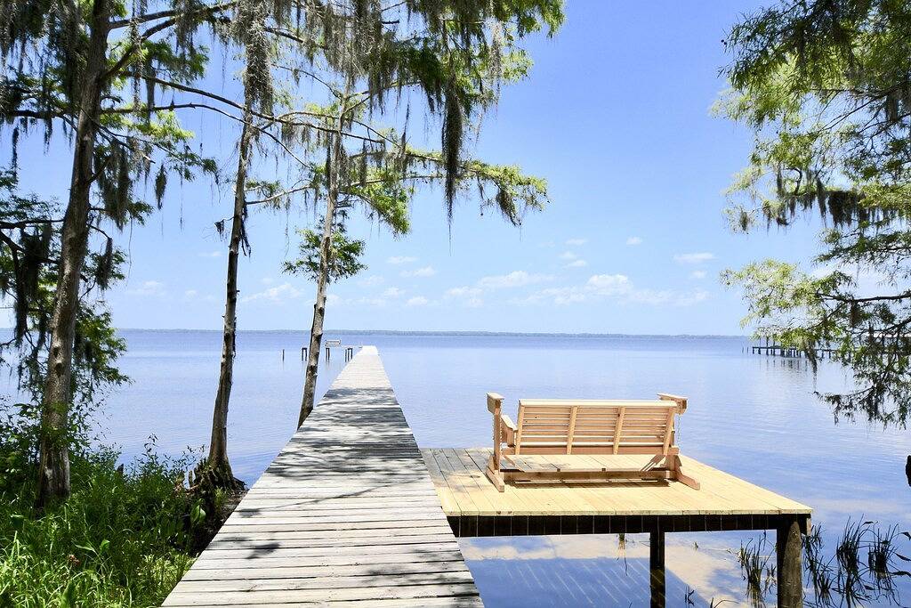 Szenisches Refugium auf der St. Johns River in Clay County (FL)