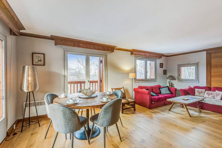Chalet pour 4 personnes, avec balcon, adapté aux familles à Megève - 3