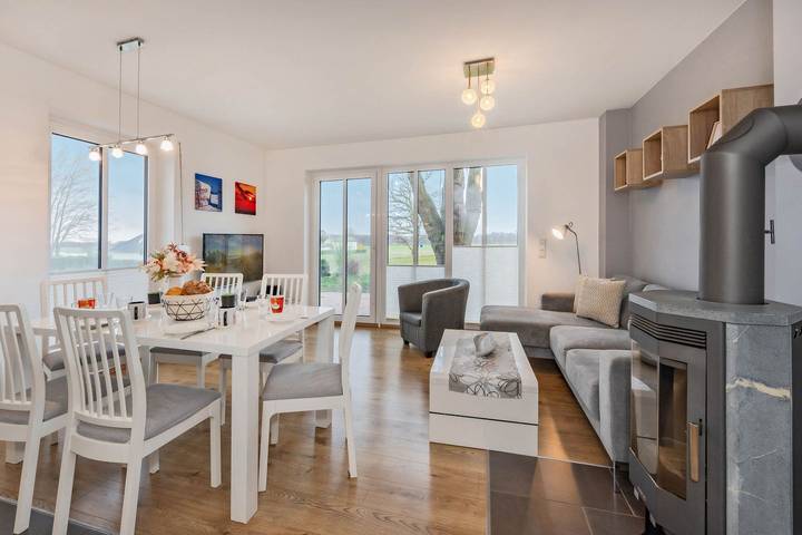 Ferienhaus für 6 Personen, mit Terrasse und Garten sowie Ausblick in Korswandt