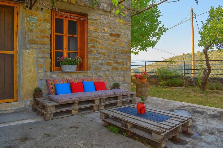 Ferienhaus mit Meerblick für 2 Personen, mit Garten, kinderfreundlich in Griechenland - 2