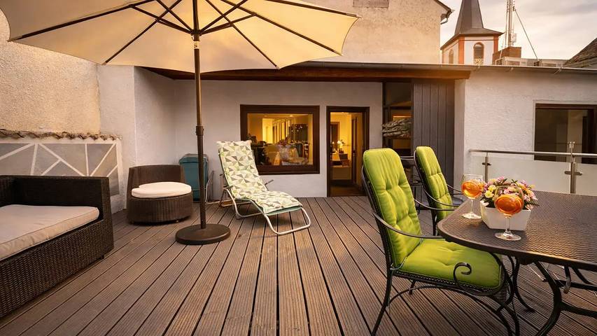 Luxus-Ferienhaus für 4 Personen, mit Terrasse, mit Haustier