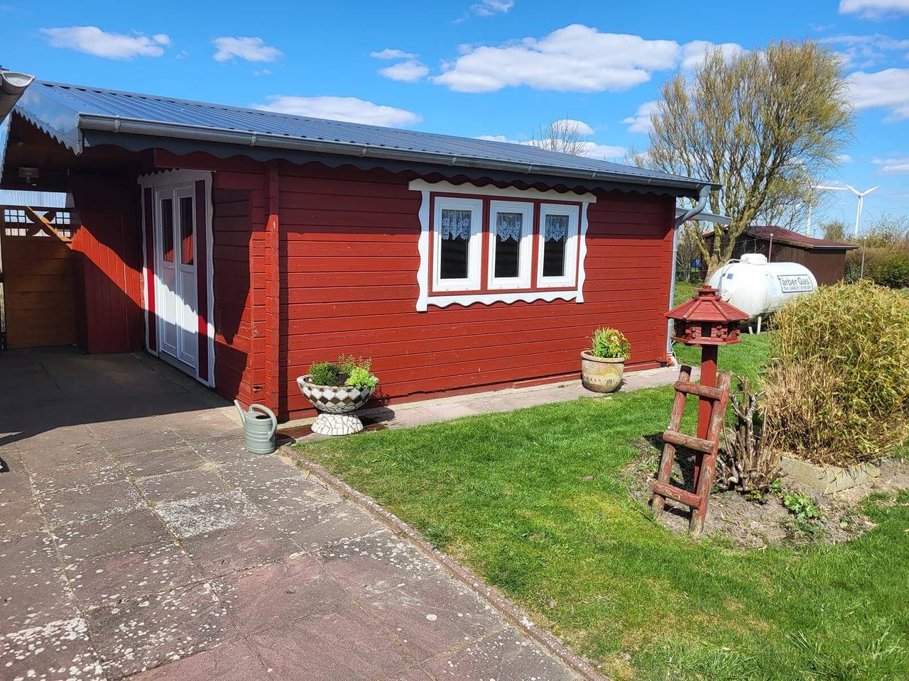 Ferienhaus „Kapitänsstuv“ mit privater Terrasse, Garten und Wlan in Kaiser-Wilhelm-Koog, Nordseeküste