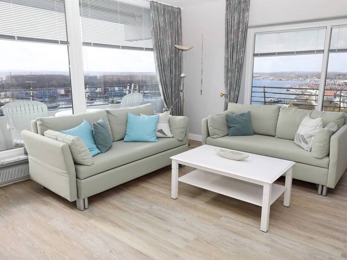 Ferienwohnung für 2 Personen, mit Seeblick und Balkon in Travemünde