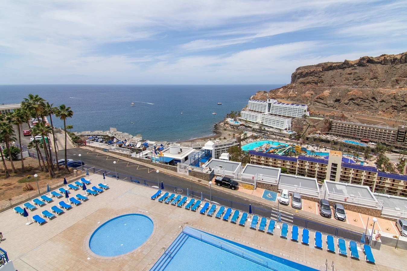Casa de vacaciones 'Taurito Big Terrace' con vistas al mar, piscina compartida y Wi-Fi in Taurito, Mogán
