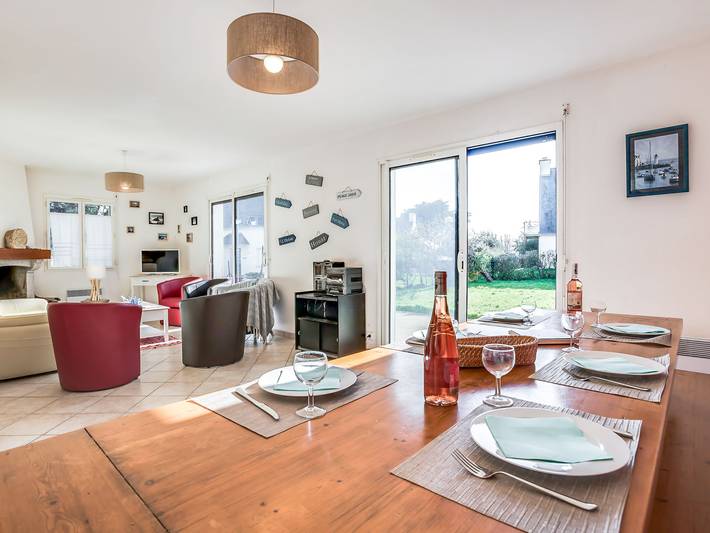 Location de vacances pour 8 personnes, avec jardin et terrasse dans Plage de Keraude - 4