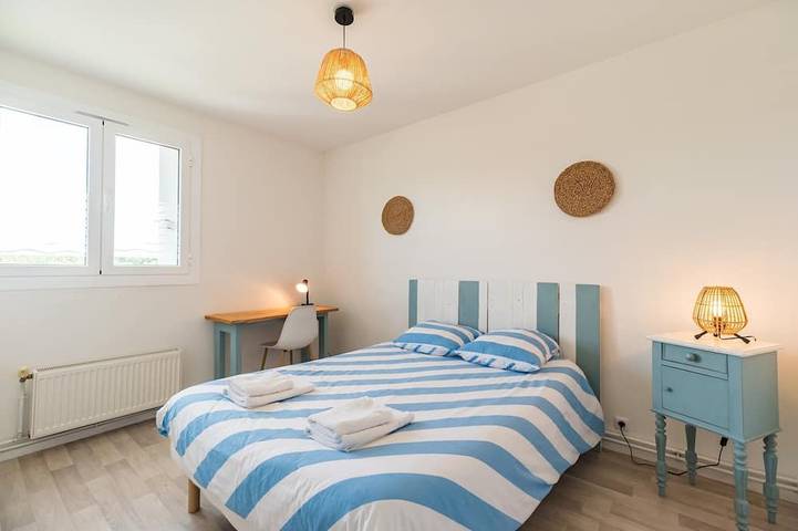 Appartement de vacances pour 6 personnes, avec Balcon et Jardin