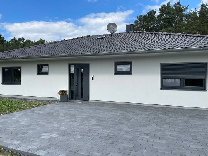 Ferienwohnung für 3 Personen, mit Terrasse und Garten in Groß Düben