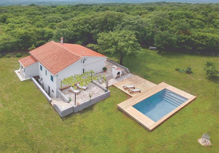 Villa pour 8 personnes, avec jardin et piscine à Vrbnik - 2