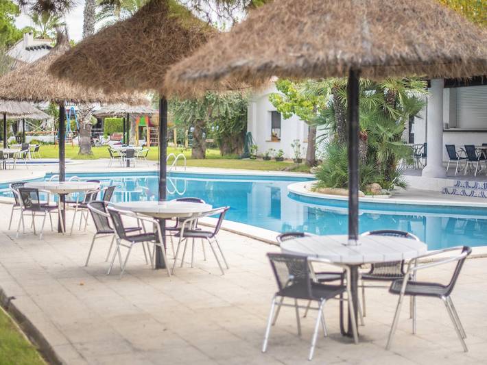 Maison de vacances pour 6 personnes, avec bassin pour enfant et piscine ainsi que balcon et jardin - 1