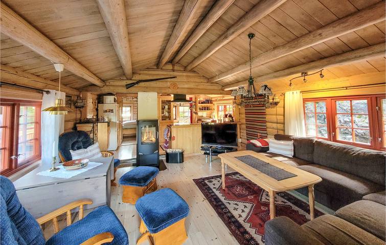 Ferienhaus für 7 Personen mit Garten in Voss