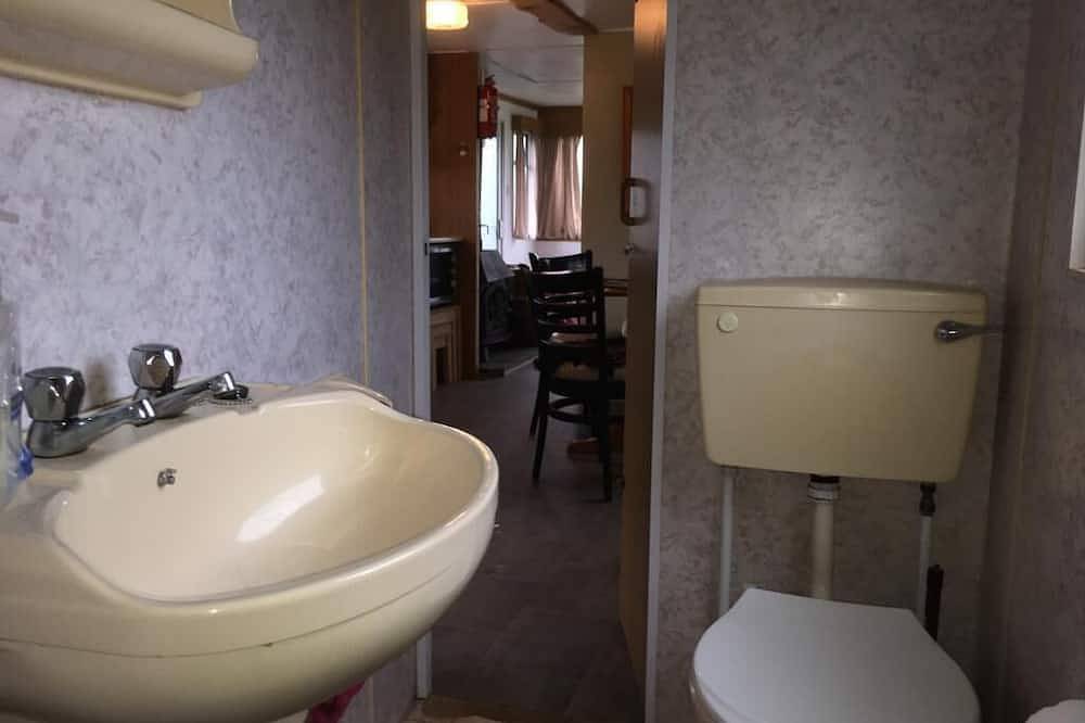 Static caravan at Fernhill Farm in Priddy, Somerset
