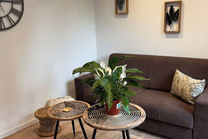 Entire apartment, Loft relaxation in the heart of Avranches - Private Jacuzzi & comfort for 2 to 4 people in Avranches, Mont-Saint-Michel Bay