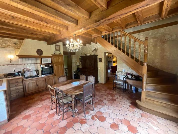 Location de vacances pour 12 personnes, avec piscine ainsi que jardin et vue à Lanquais - 3