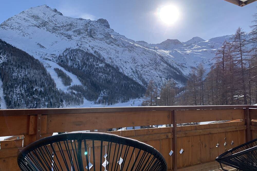 Ganze Wohnung, Unique 1 bedroom with stunning views. in Saas-Fee, Walliser Alpen