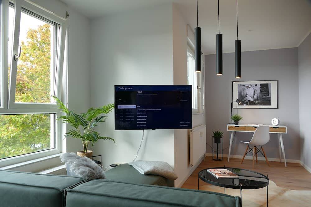Ganze Wohnung, Modernes Apartment mit Arbeitsplatz für Singel & Paare - zentrumsnah in Gera in Gera, Ostthüringen