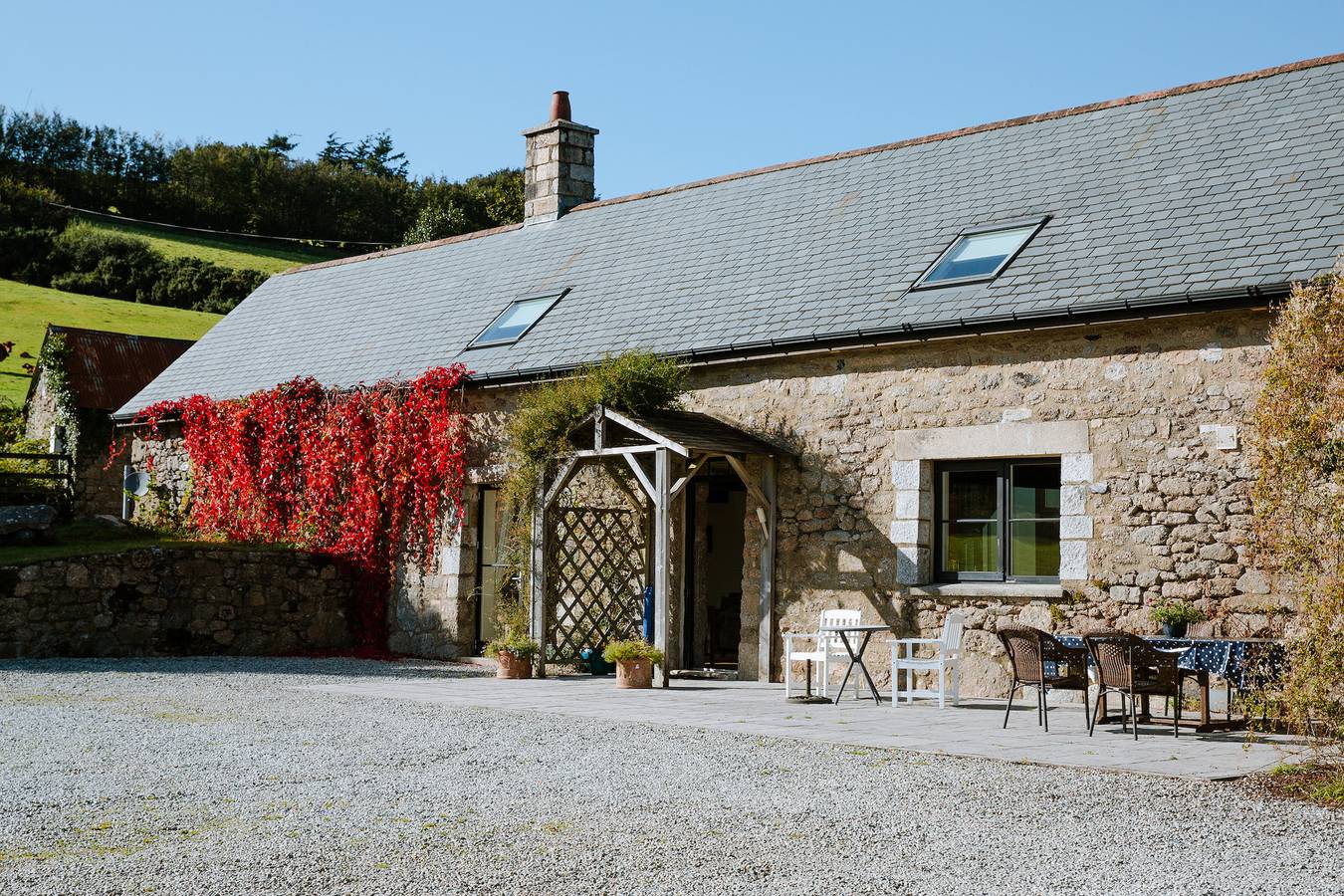 Higher Weddicott Barn in Chagford, Dartmoor