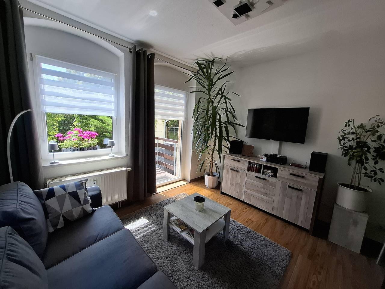 Geheel vakantieappartement, Ferienwohnung 40qm mit Terrasse in Zschopau, Ertsgebergte