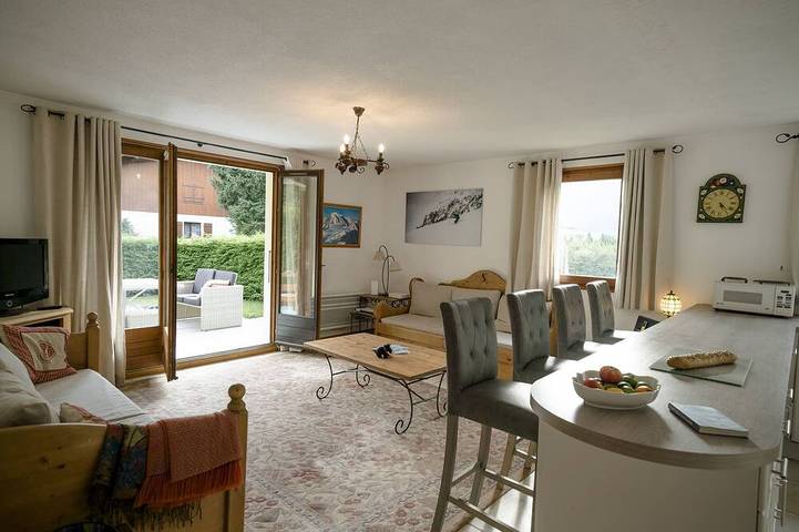 Appartement de vacances pour 6 personnes, avec jardin