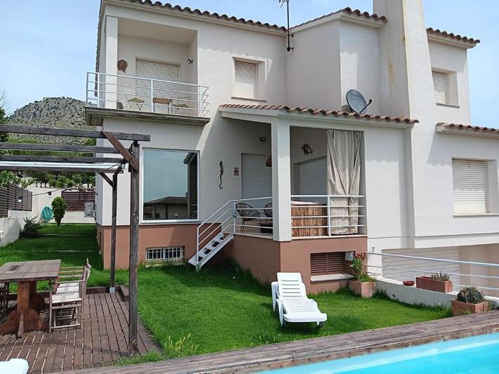 Ferienhaus für 7 Personen, mit Pool und Ausblick sowie Garten, mit Haustier - 1