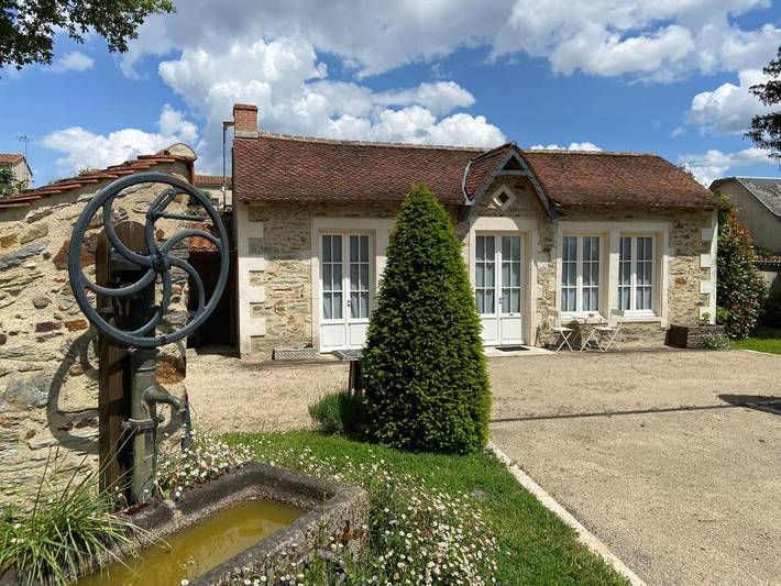 Location de vacances pour 2 personnes, avec Terrasse ainsi que Jardin et Vue à Mouchamps