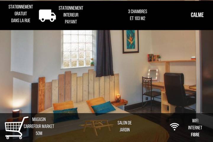 Gîte pour 8 personnes, avec jardin et balcon à Châlons-en-Champagne - 2