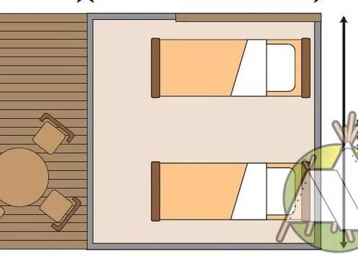 Location de vacances pour 2 personnes, avec bassin pour enfant et piscine à Talmont-Saint-Hilaire - 4