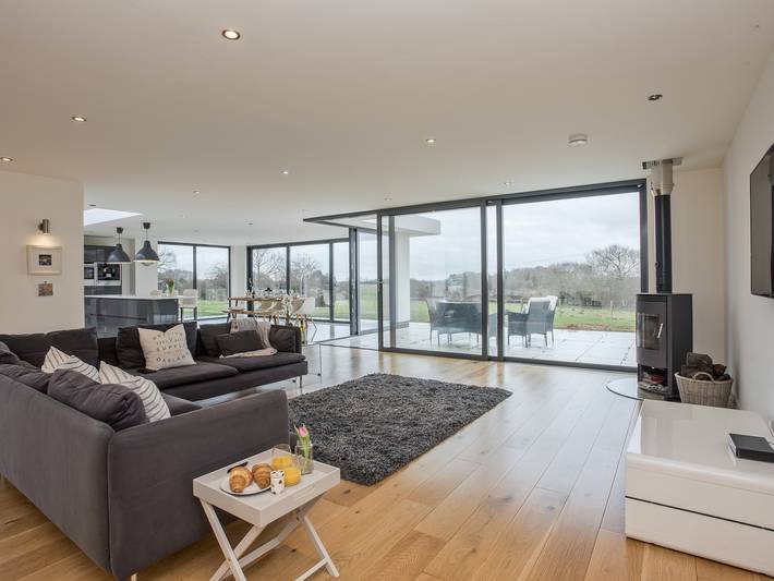 Log cabin for 6 people, with garden on the Norfolk Coast