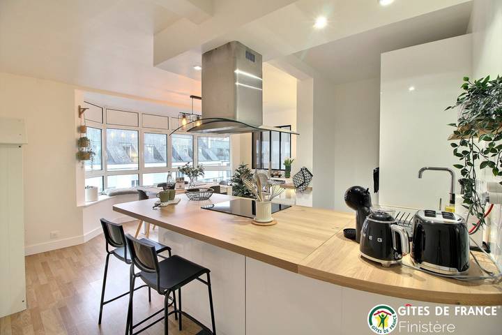 Gîte für 2 Personen, mit Terrasse in Brest