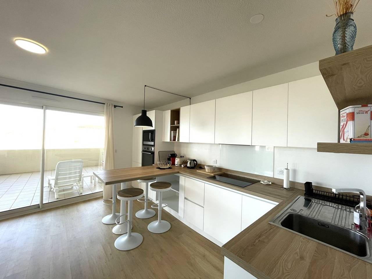 Apartamento entero, Apartamento T2 con terraza y vista al mar en Vieux-Boucau in Vieux-Boucau-les-Bains, Côte d’Argent