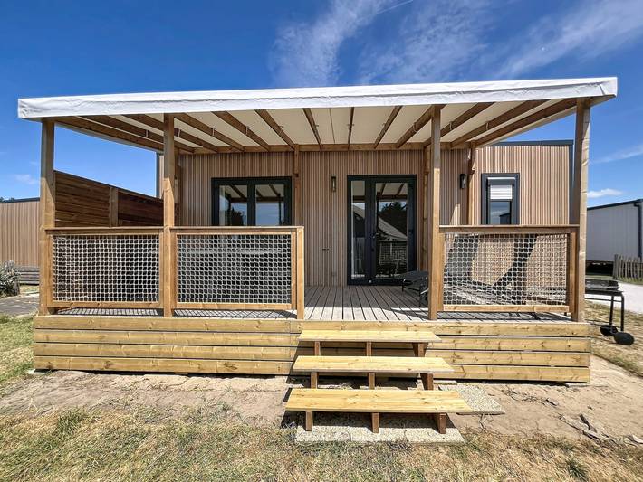 Mobil home pour 4 personnes, avec piscine et terrasse dans Kairon Plage - 4
