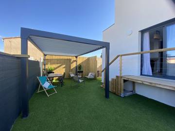 Gîte pour 4 personnes, avec terrasse et jardin à Sainte-Marie-la-Mer