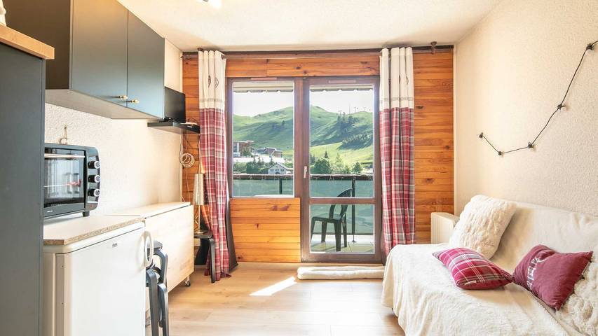 Studio pour 4 personnes, avec balcon à Chamrousse