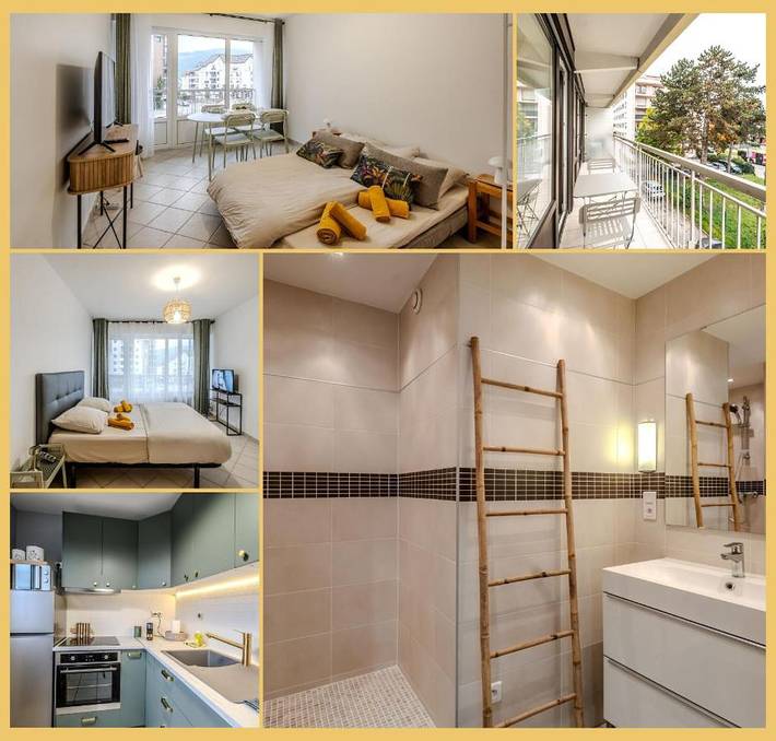 Gîte pour 4 personnes, avec balcon à Ambilly - 3