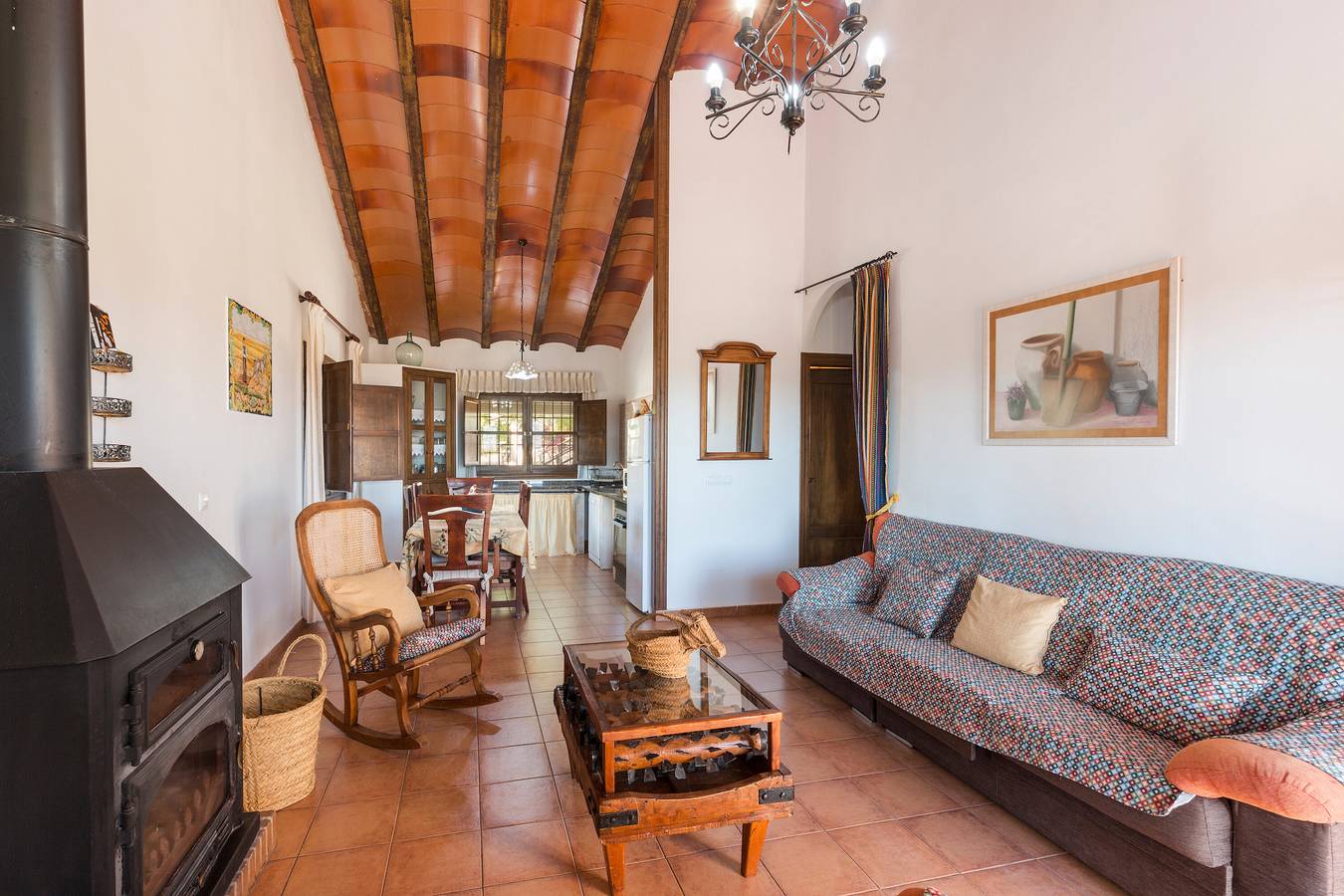 Casa rural 'El Trillo' con vistas a la montaña, Wi-Fi y aire acondicionado in Fuente Álamo de Murcia, Costa Cálida