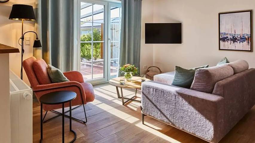 Ferienwohnung für 2 Personen, mit Garten und Sauna in Grödersby
