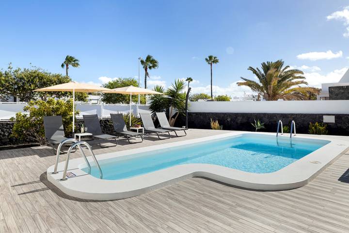 Casa de vacaciones para 4 personas, con terraza en Los Pocillos