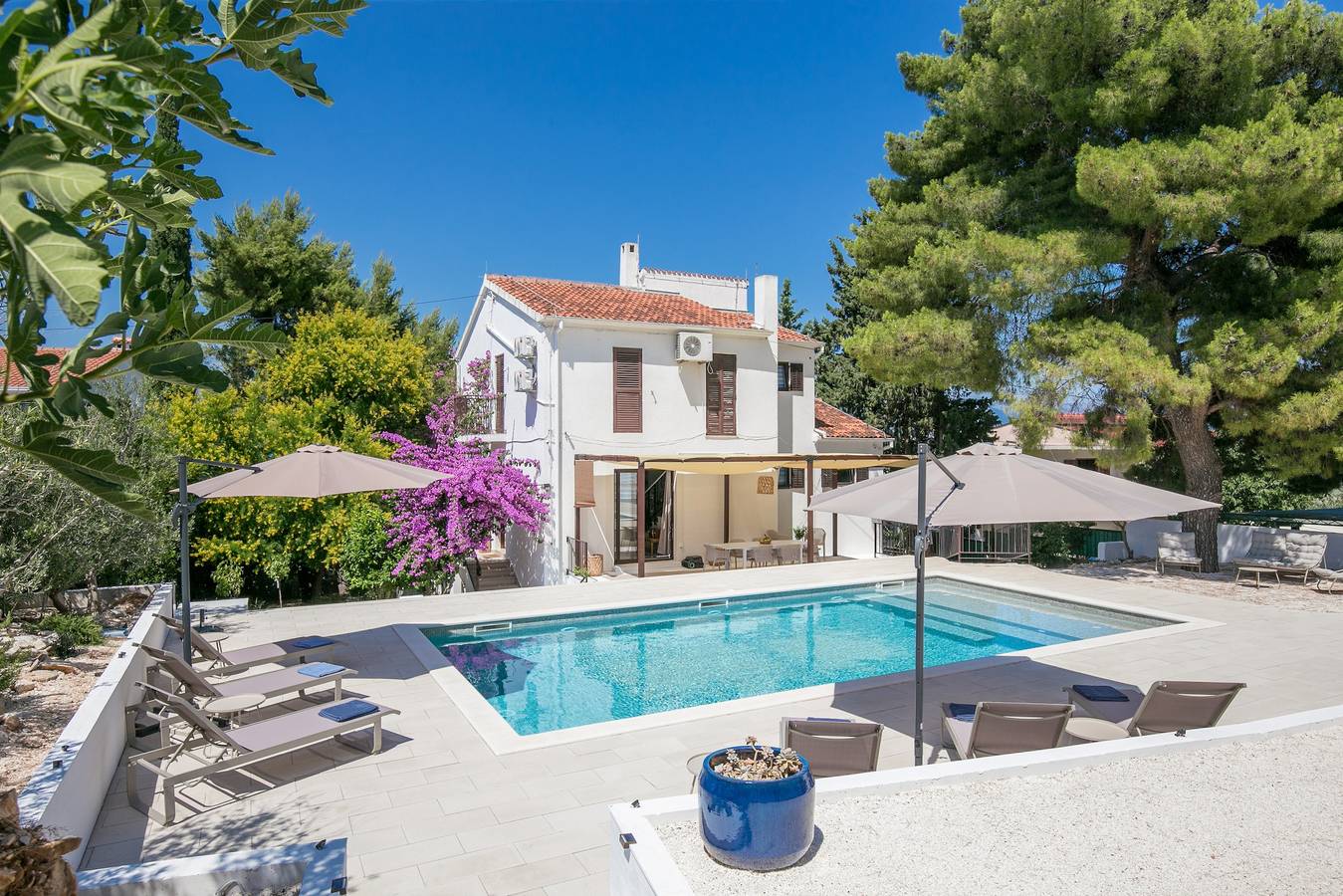 3-Zimmer-Haus mit Terrasse und Meerblick Arbanija, Ciovo K-24430 in Ciovo