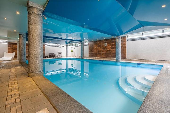 Gîte pour 4 personnes, avec piscine ainsi que sauna et terrasse, animaux acceptés dans Gare De Chamonix Mont Blanc - 4