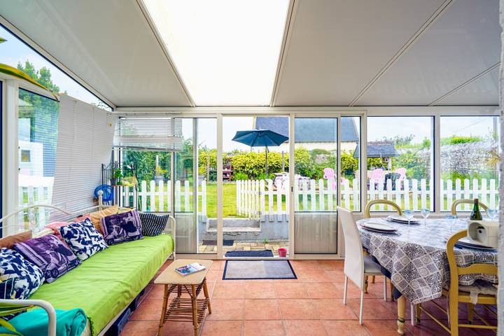 Ferienhaus für 12 Personen, mit Garten