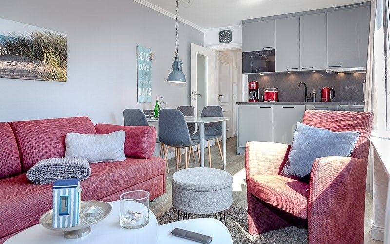 Ganze Wohnung, Kiki's Oceanfront- direkte Strandlage für bis zu 3 Personen in Westerland, Sylt (Gemeinde)
